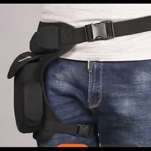 Canvas waist bag outdoor tactical motorcycle